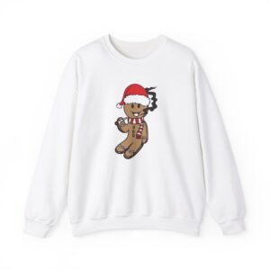 Gingerbread Man Funny Christmas Weed Sweatshirt
