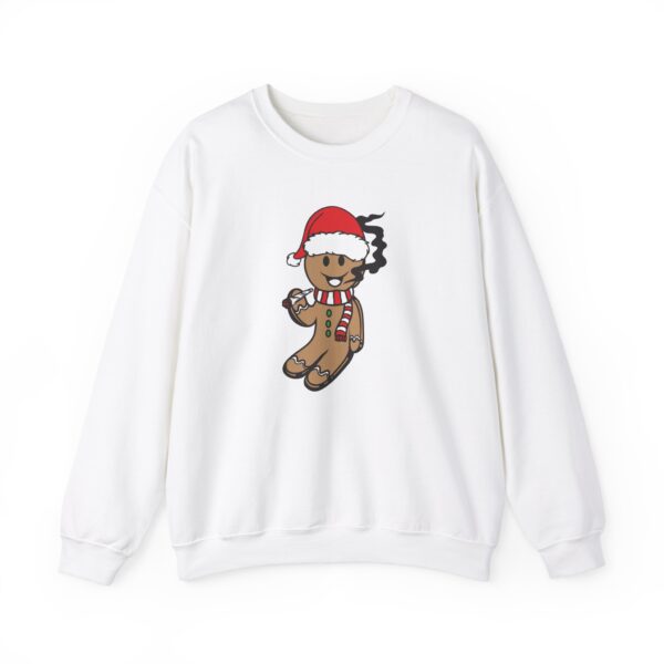 Gingerbread Man Funny Christmas Weed Sweatshirt