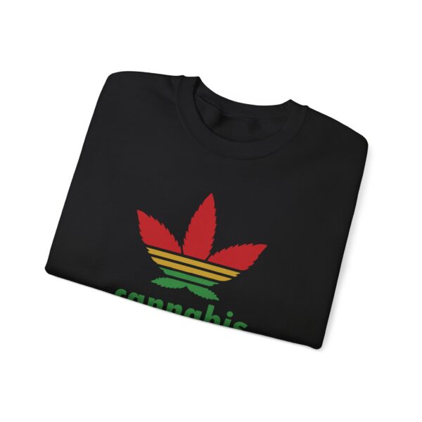 Cannabis Trefoil Funny Weed Sweatshirt - Image 3