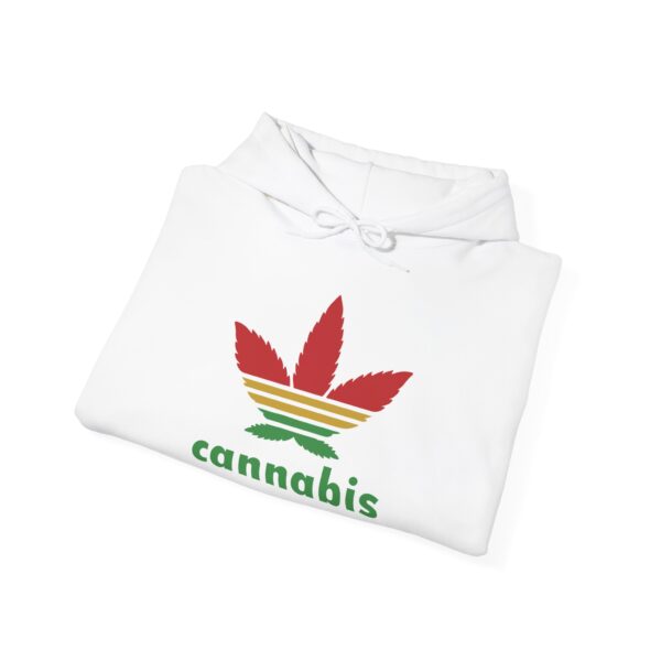 Cannabis Trefoil Funny Stoner Hoodie - Image 3