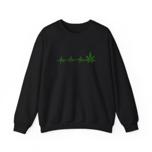 Weed Heartbeat 420 Sweatshirt
