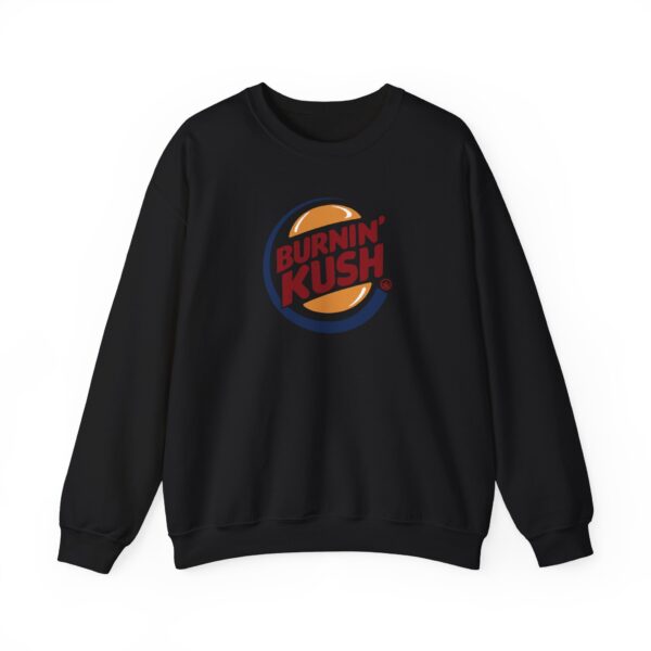 Burnin' Kush Funny 420 Sweatshirt