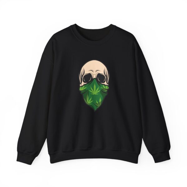 Bandana Skull Weed Sweatshirt