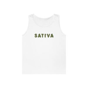 Sativa Flower Graphic Weed Tank Top