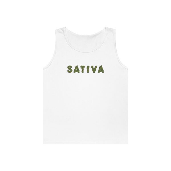 Sativa Flower Graphic Weed Tank Top