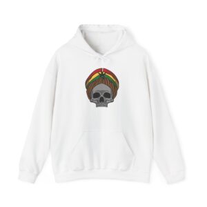 Rasta Skull Graphic Weed Hoodie