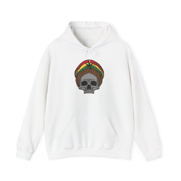 Rasta Skull Graphic Weed Hoodie