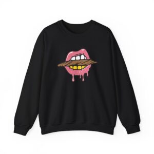 Blunt Lips Weed Sweatshirt