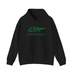 License to Chill Funny Weed Hoodie