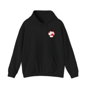 Pixelated Mushroom Graphic 420 Hoodie