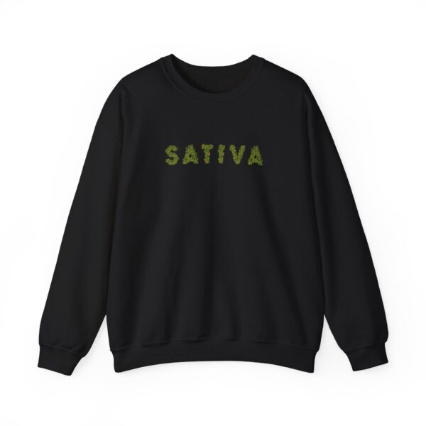 Sativa Flower Graphic Weed Sweatshirt