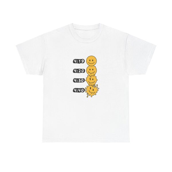 Front of 40 Past 4 420 shirt
