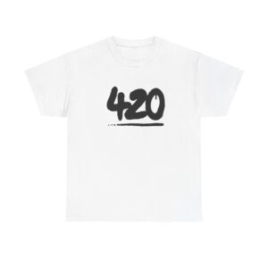 Front of 420 Tag 420 shirt