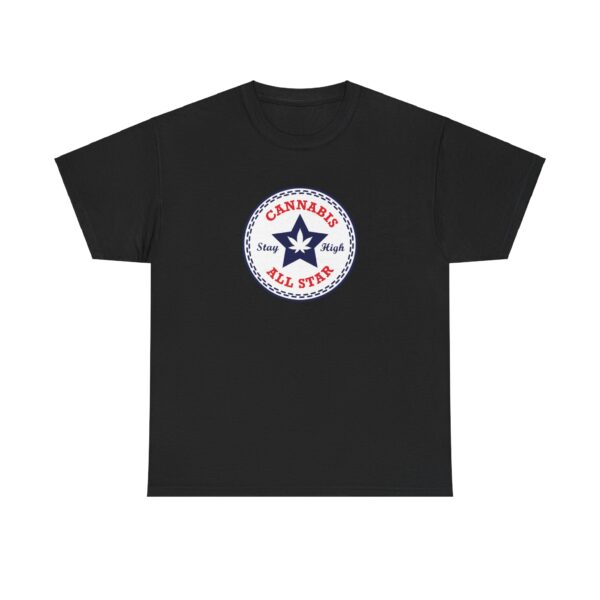Front of Cannabis All Star 420 shirt