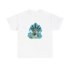 Front of Liberty Lit 420 shirt