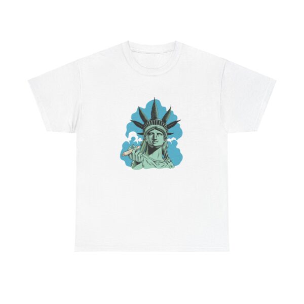 Front of Liberty Lit 420 shirt