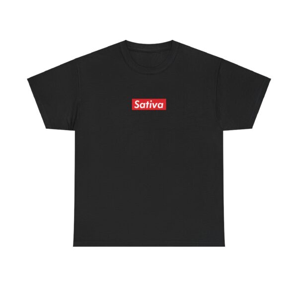 Front of Sativa Supreme 420 shirt