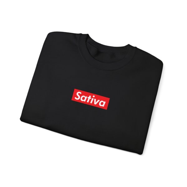 Sativa Supreme Funny Weed Sweatshirt - Image 3