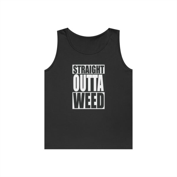 Straight Outta Weed Funny Marijuana Tank Top