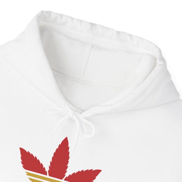 Cannabis Trefoil Funny Stoner Hoodie - Image 4