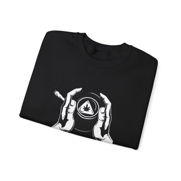 Magic Eight Ball Cannabis Sweatshirt - Image 3