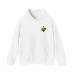 Pixelated Pot Leaf Graphic Weed Hoodie