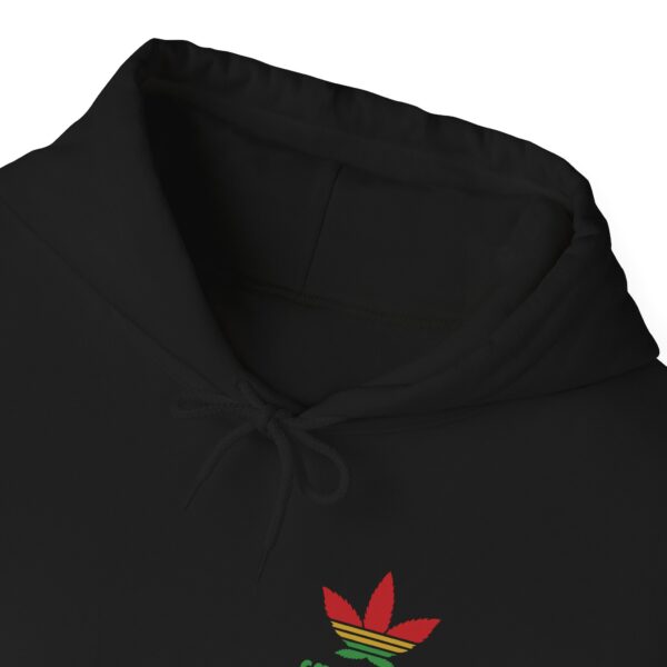 Cannabis Trefoil Funny 420 Hoodie - Image 4