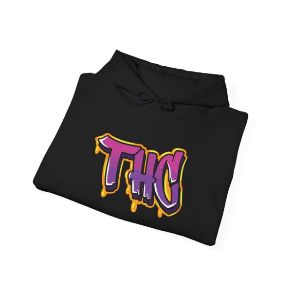 THC Graffiti Graphic Marijuana Hoodie - Image 4