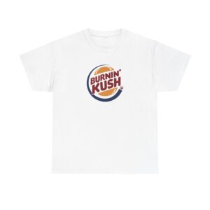 Front of Burnin' Kush marijuana shirt