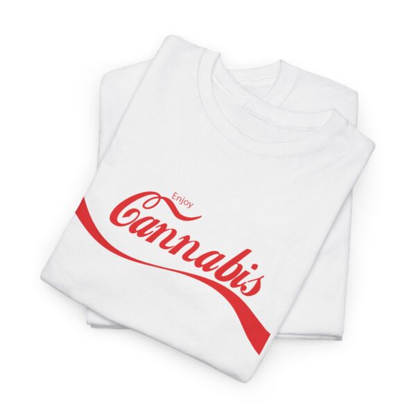 Folded Enjoy Cannabis marijuana shirt