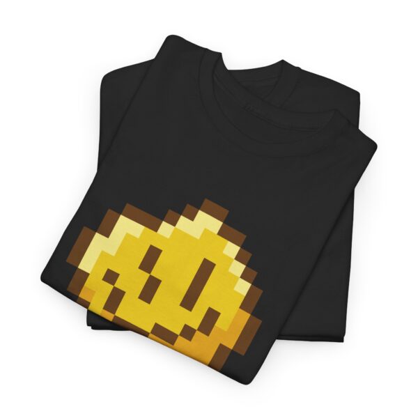 Pixelated Face Melt Graphic 420 T Shirt - Image 2
