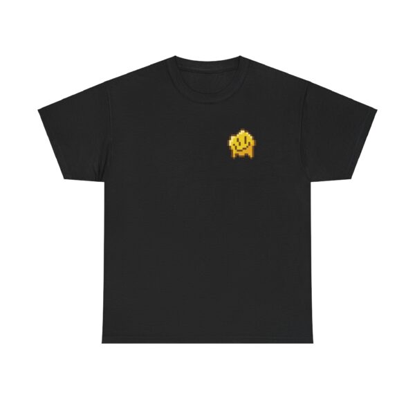 Pixelated Face Melt Graphic 420 T Shirt - Image 2