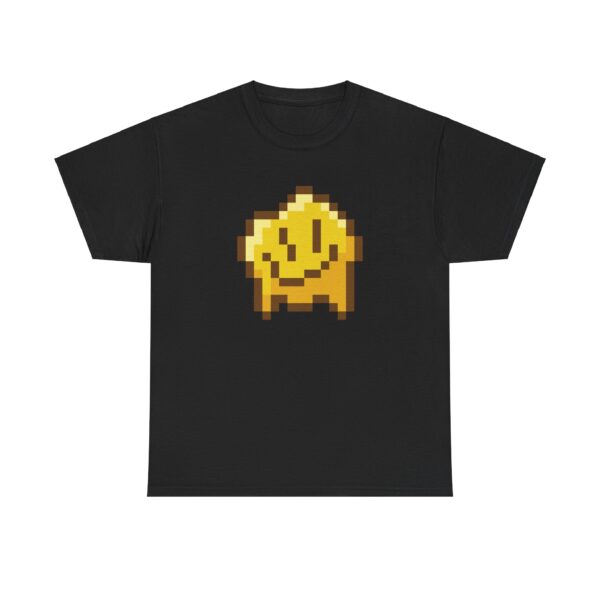 Pixelated Face Melt Graphic 420 T Shirt
