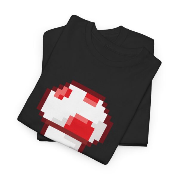 Folded Pixelated Mushroom marijuana shirt