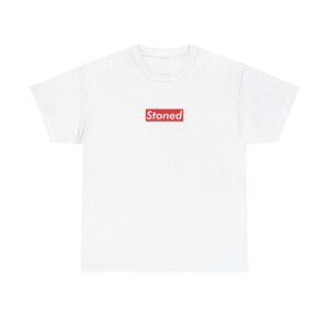 Front of Supremely Stoned marijuana shirt