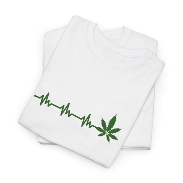 Folded Weed Heartbeat marijuana shirt