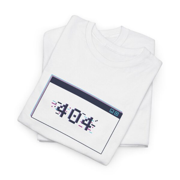 Folded 404 Error trippy shirt