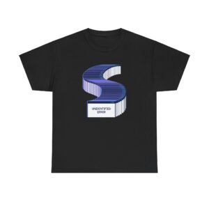 Front of Unidentified Error psychedelic shirt