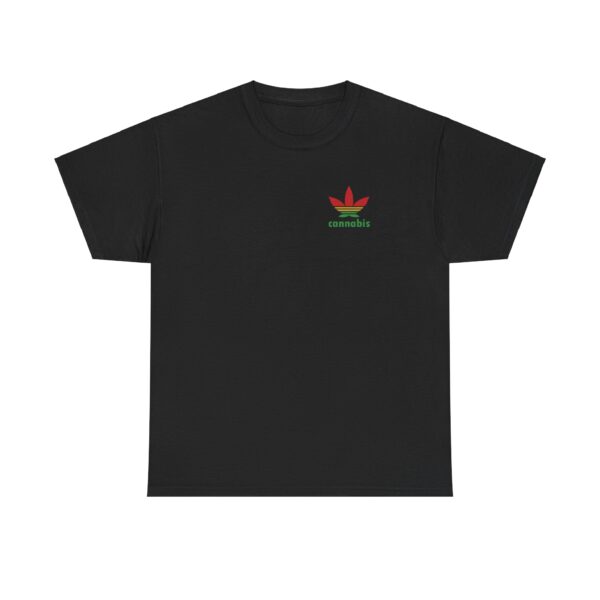 Cannabis Trefoil Funny Cannabis T Shirt - Image 2