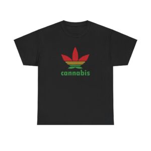Front of Cannabis Trefoil stoner shirt