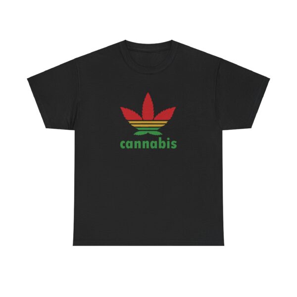 Front of Cannabis Trefoil stoner shirt