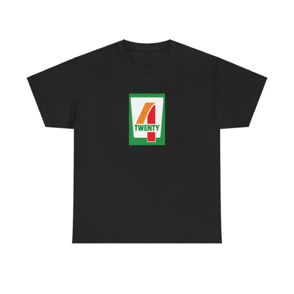 Front of 4/20 Mart weed shirt