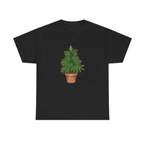 Front of Green Thumb weed shirt