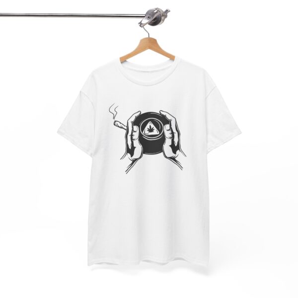 Hanging Magic Eight Ball weed shirt