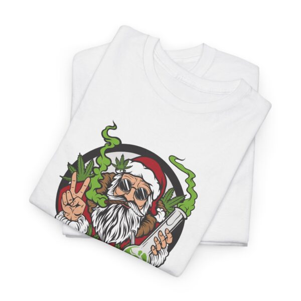 Folded Santa Smokes weed shirt