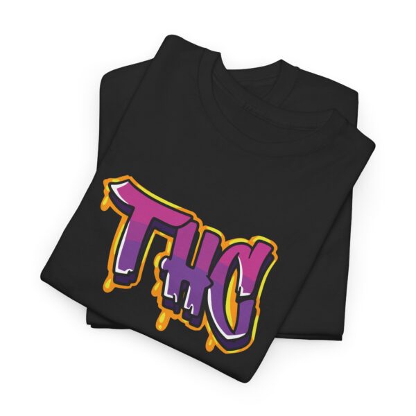 Folded THC Graffiti weed shirt