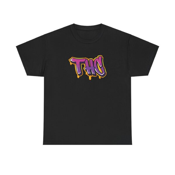 Front of THC Graffiti weed shirt