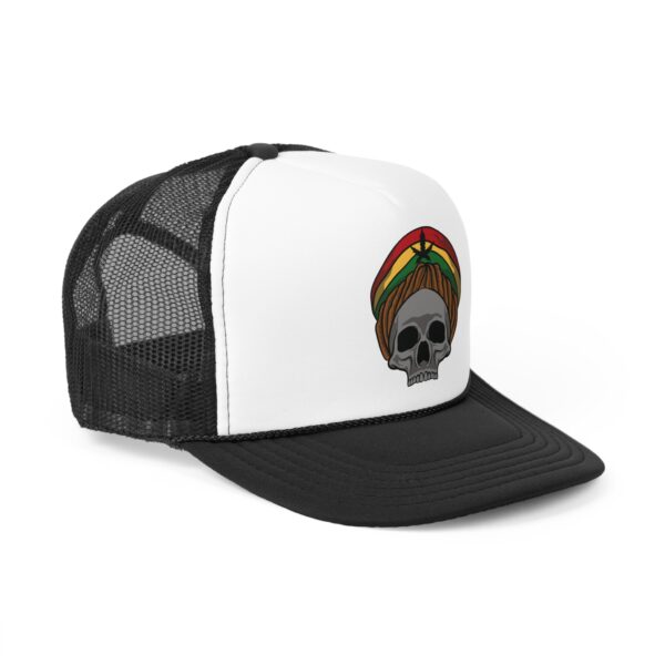 Rasta Skull 420 Trucker Hat