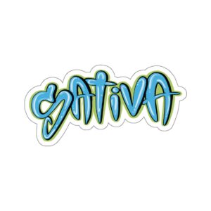 Sativa Graffiti Marijuana Stickers