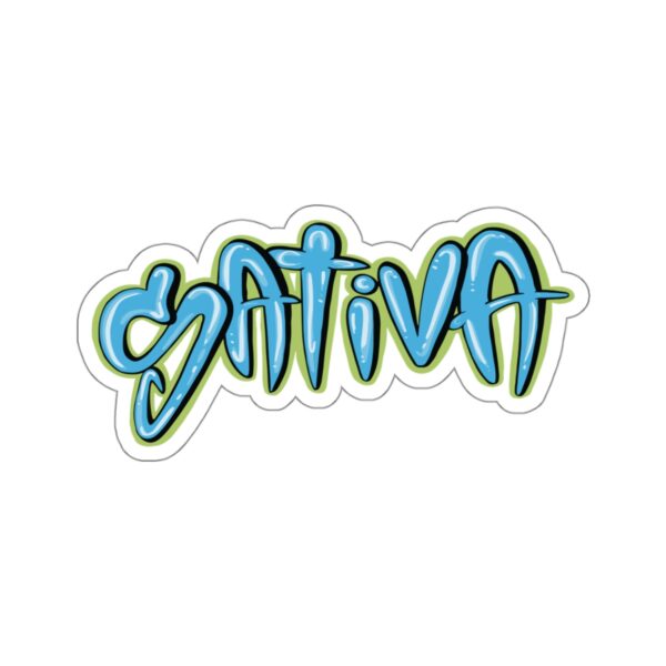 Sativa Graffiti Marijuana Stickers